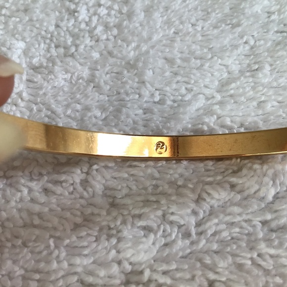 Swarovski bangle with three colour crystals - Picture 3 of 5